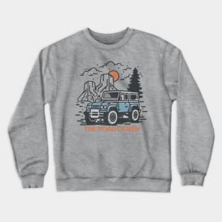 The Road Queen in Yosemite Crewneck Sweatshirt